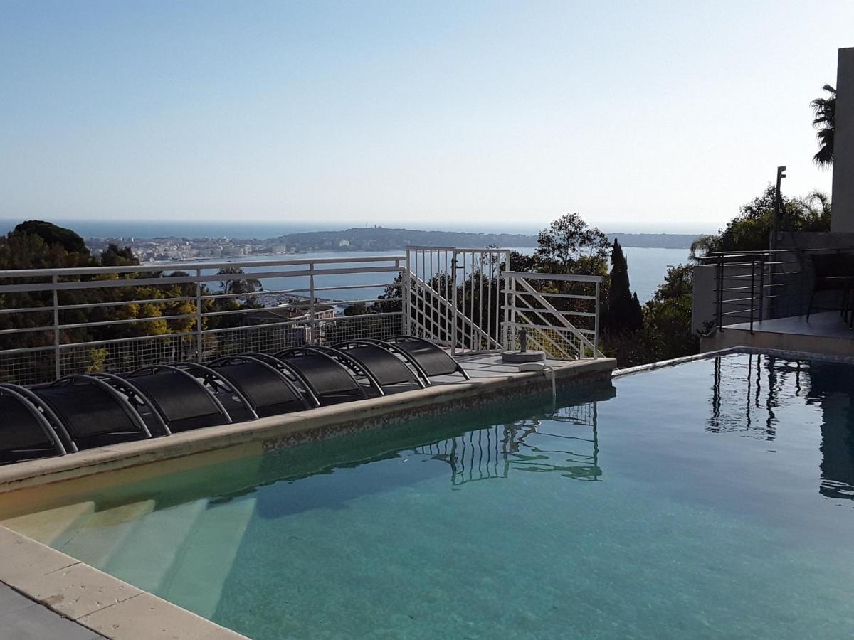 Villa Alamp#Supercannes #Golfejuan #Cannes #Mediterraneanpanoramicview #Piscine #Rooftop # Verymodern #Openliving #Closebeach #Closecapantibes Vallauris Exteriér fotografie