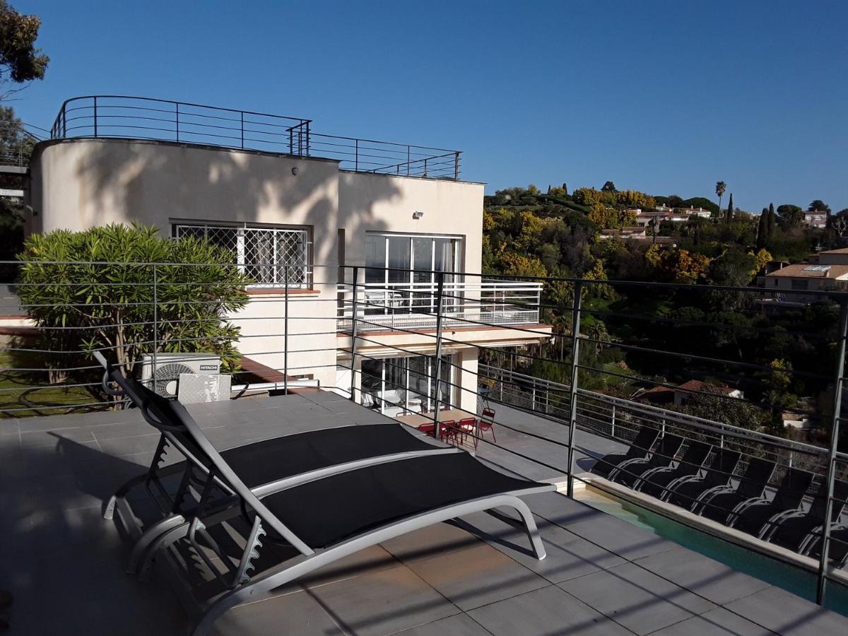 Villa Alamp#Supercannes #Golfejuan #Cannes #Mediterraneanpanoramicview #Piscine #Rooftop # Verymodern #Openliving #Closebeach #Closecapantibes Vallauris Exteriér fotografie