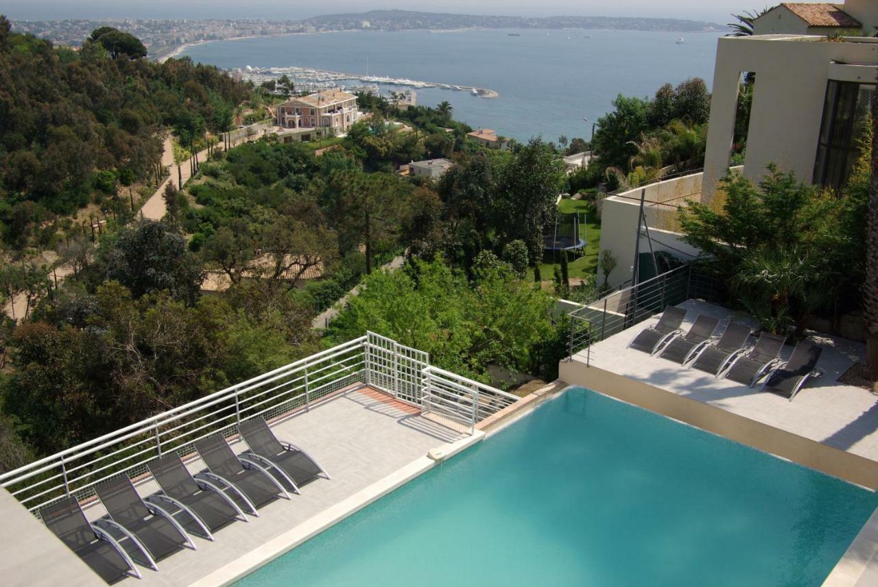 Villa Alamp#Supercannes #Golfejuan #Cannes #Mediterraneanpanoramicview #Piscine #Rooftop # Verymodern #Openliving #Closebeach #Closecapantibes Vallauris Exteriér fotografie